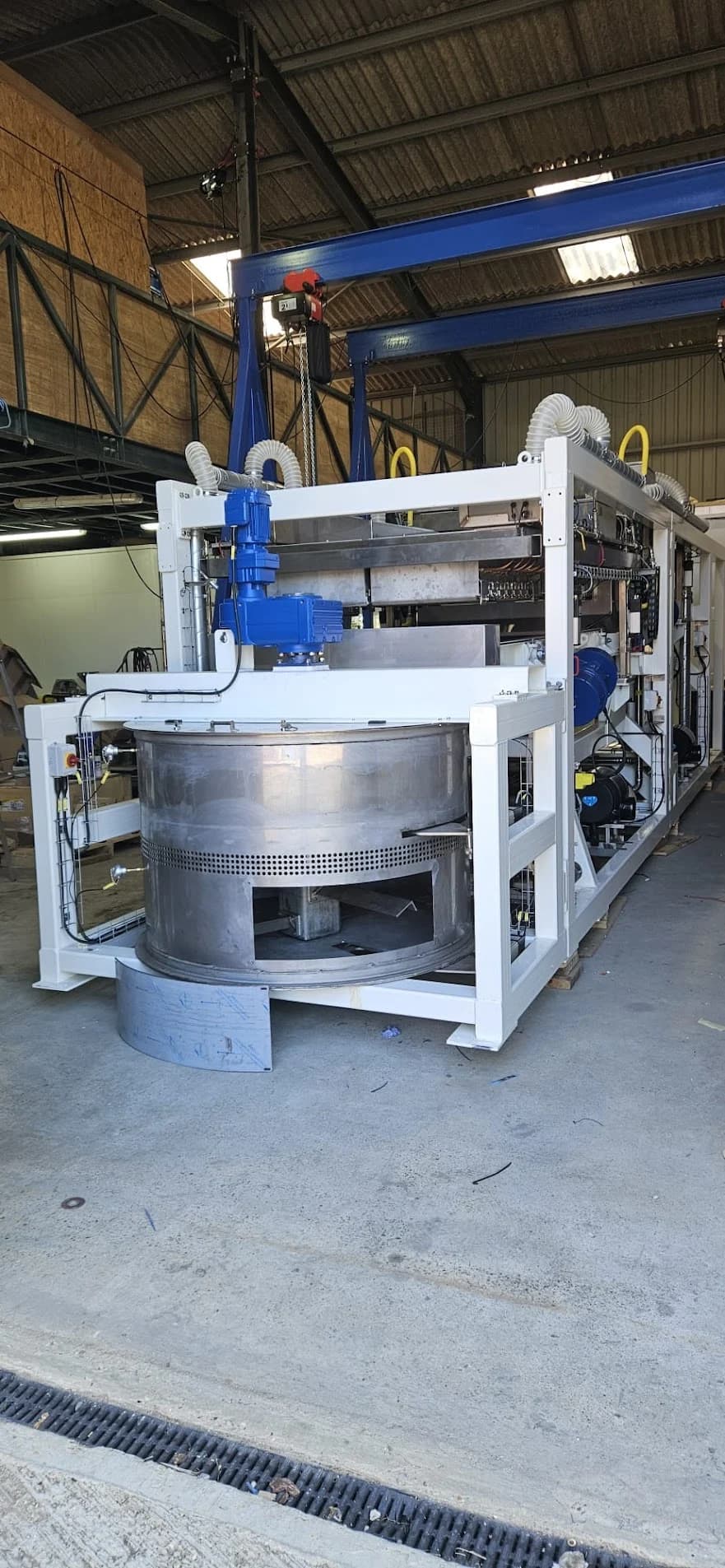 Modular process machinery and associated control equipment
